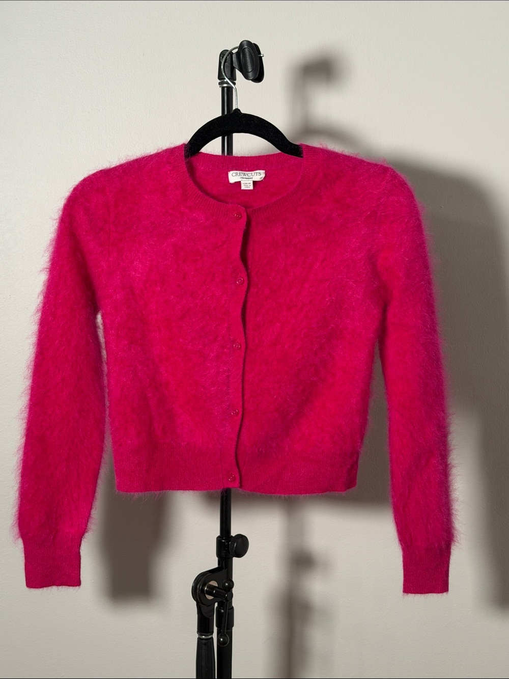 NWOT New JCrew Girls' brushed cashmere cardigan